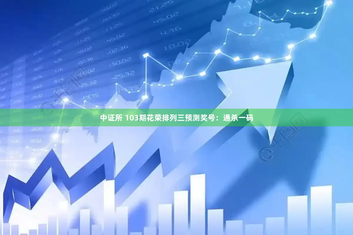 中证所 103期花荣排列三预测奖号：通杀一码